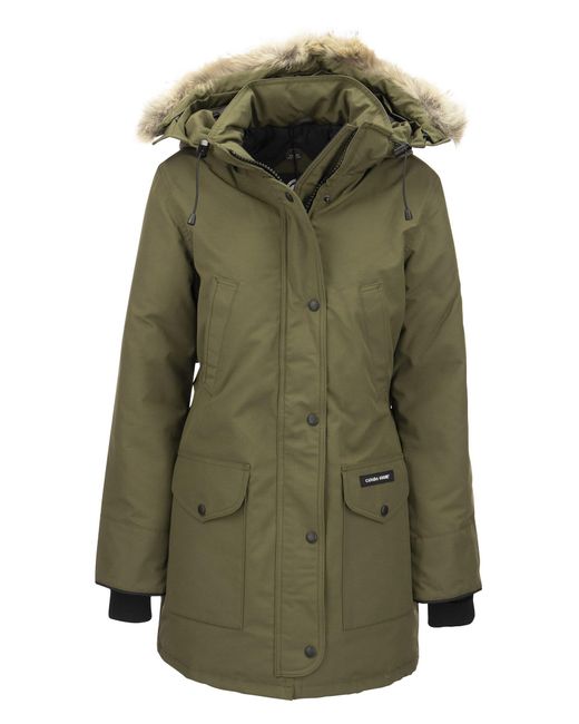 Canada Goose Synthetic Trillium - Fusion Fit Parka - Women in Military  Green (Green) - Save 45% | Lyst