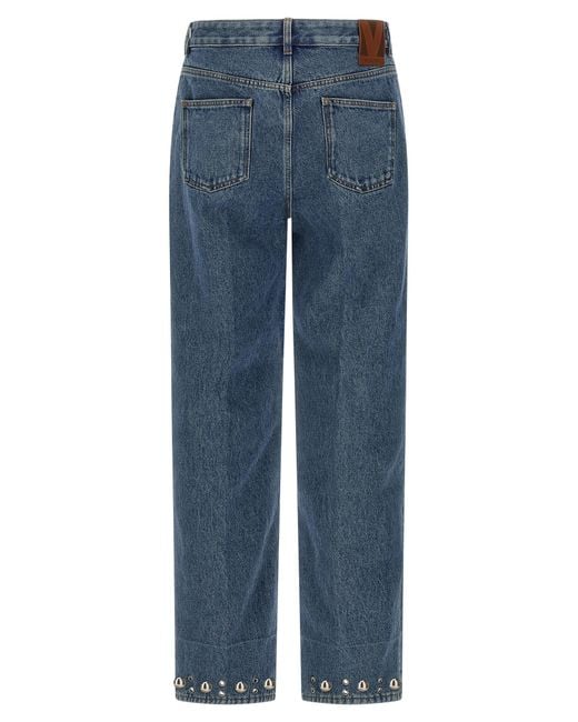 Valentino Garavani Blue Boule Jeans Cotton for men