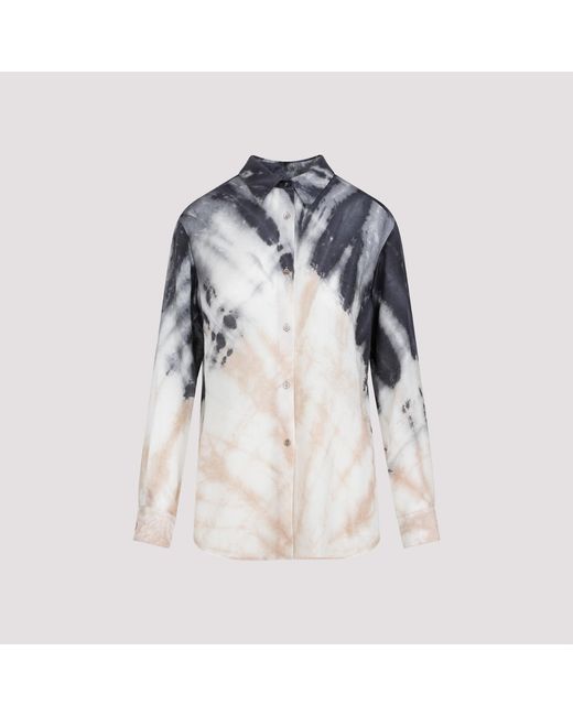 Gabriela Hearst Blue Ferrara Shirt for men