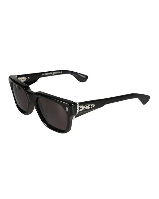 Chrome Hearts Black Wayfarer Classic Sunglasses