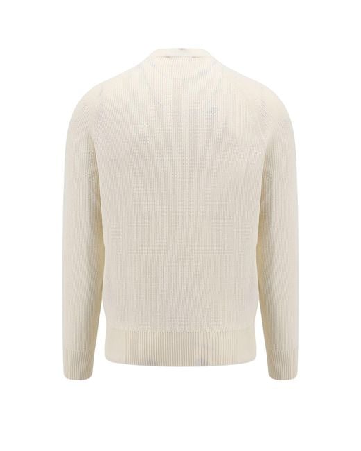 Tom Ford White Wool And Silk Sweater for men