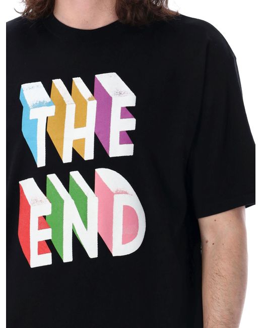 Undercover Black The End T-Shirt for men