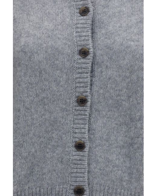 Lisa Yang Blue Felicia Cardigan Kashmir/Capra Hircus; Silk