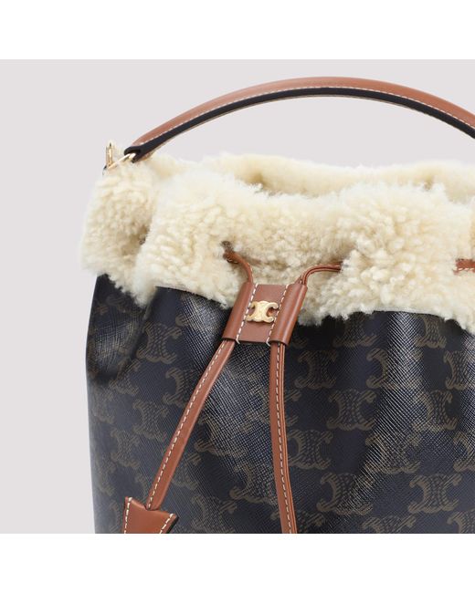 Celine Clara Bucket Bag in Black | Lyst