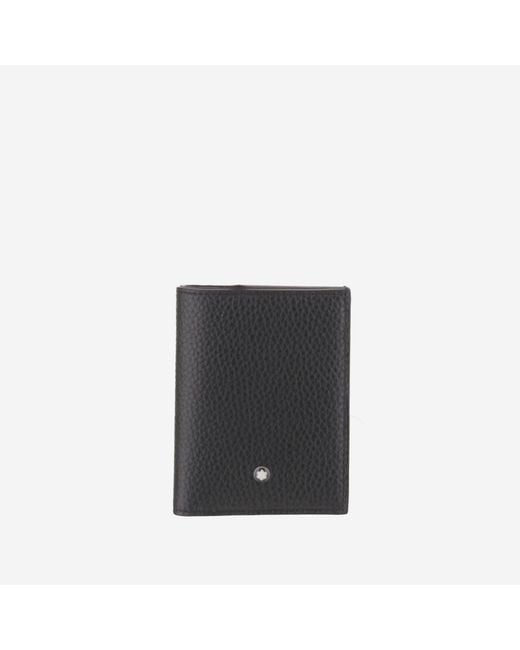 Montblanc Black Leather Wallet & Cardholders for men