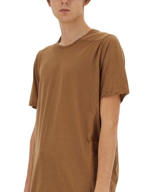 Rick Owens Natural Cotton T-shirt for men