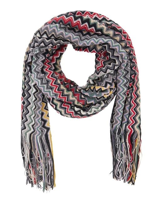 Missoni Multicolor Scarf Wool Blend
