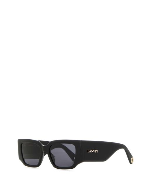 Lanvin Black Acetate X Future Sunglasses for men
