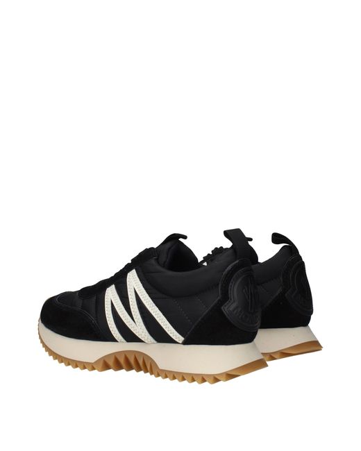 Moncler Black Pacey Sneakers Fabric
