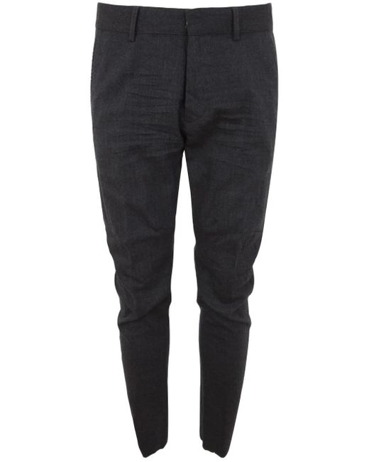 DSquared² Black Flannel Sexy Chino Pant Clothing for men
