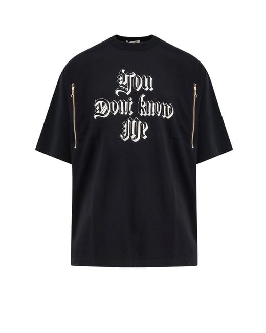Undercover Black Cotton T-Shirt for men