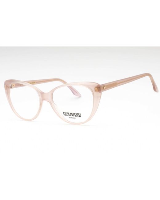 Cutler & Gross Black Cutler And Gross Cgop137056 Cat-Eye Plastic Frame Eyeglasses
