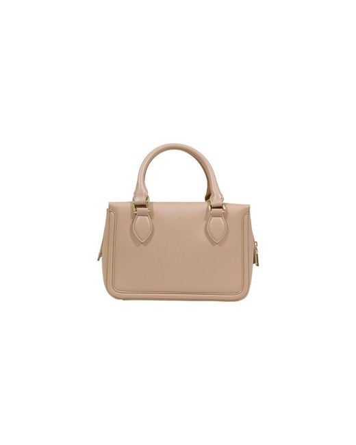 Love Moschino Natural Beige Polyethylene Handbag