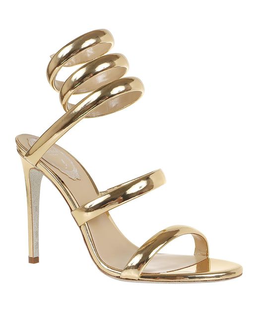 Rene Caovilla Metallic Cleo Sandals