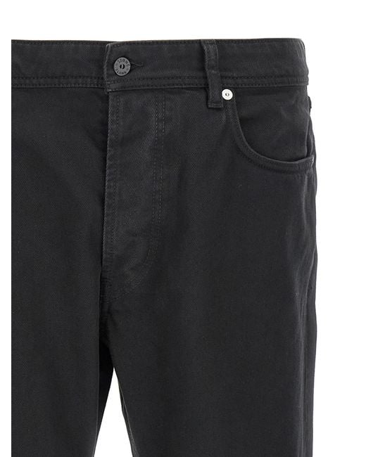 Stone Island Gray Denim Cotton Jeans for men