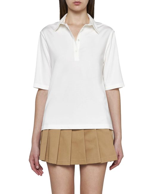 Blanca Vita White Polo Shirt
