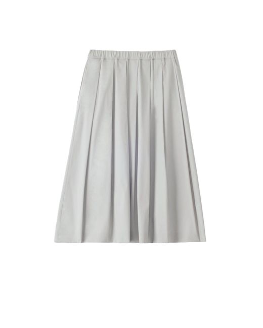 Fabiana Filippi White Light Poplin Skirt