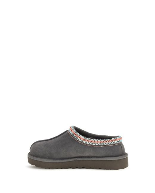 Ugg Gray Mules Tasman Ii Suede Upper: Mutton Sandal