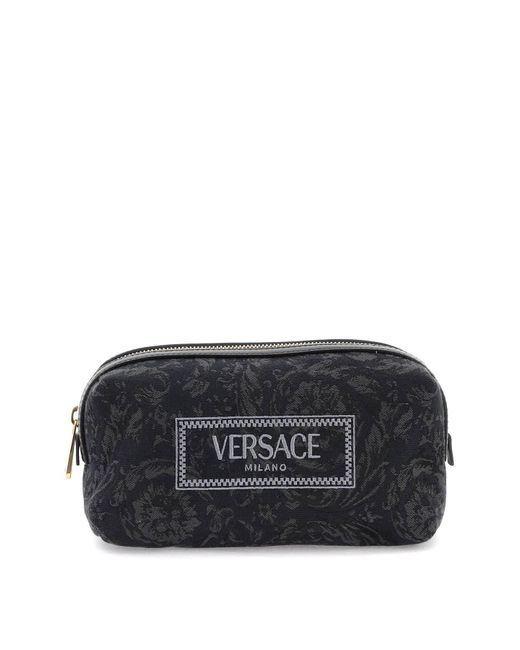 Versace Black Barocco Vanity Case