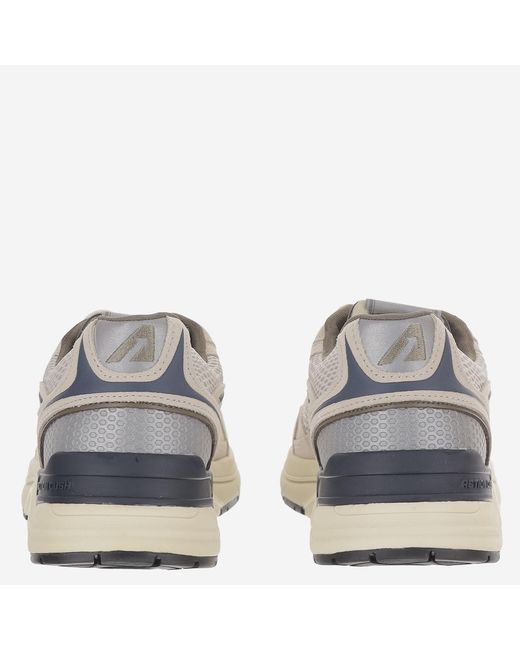 Autry Gray Sneakers Hyperway Leather Trainers for men