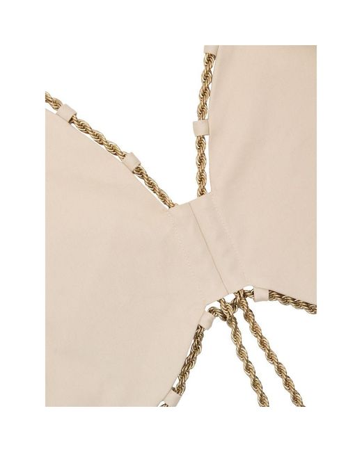 Cult Gaia Natural Cotton Waistcoat