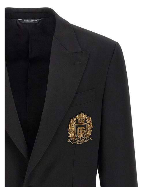 Dolce & Gabbana Black 'Sicilia Light' Blazer for men