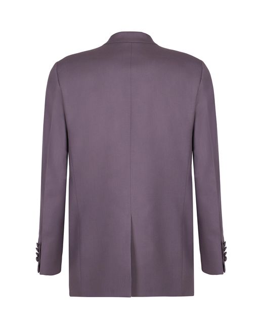 Gucci Purple Double-Breasted Jacket Polyester Suit & Dinner for men
