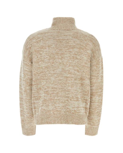 Etudes Studio Natural Two-Tone Wool Sweater for men