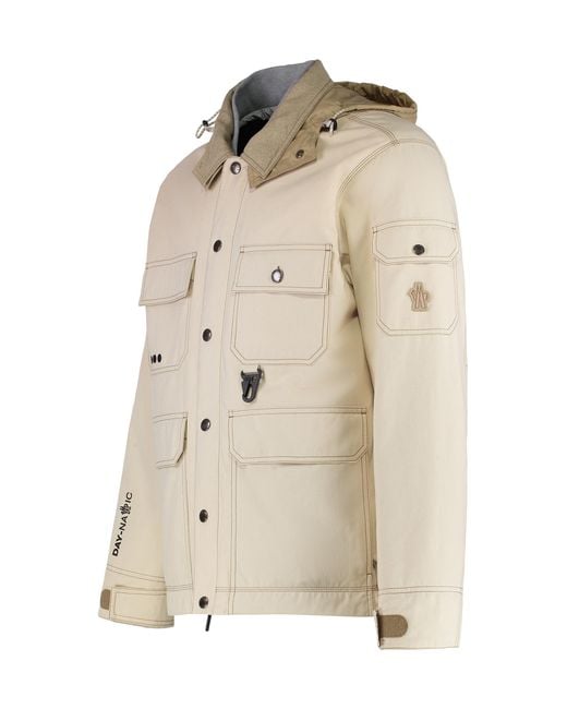 Moncler Natural Kelpius Padded Jacket Cotton Raincoats for men