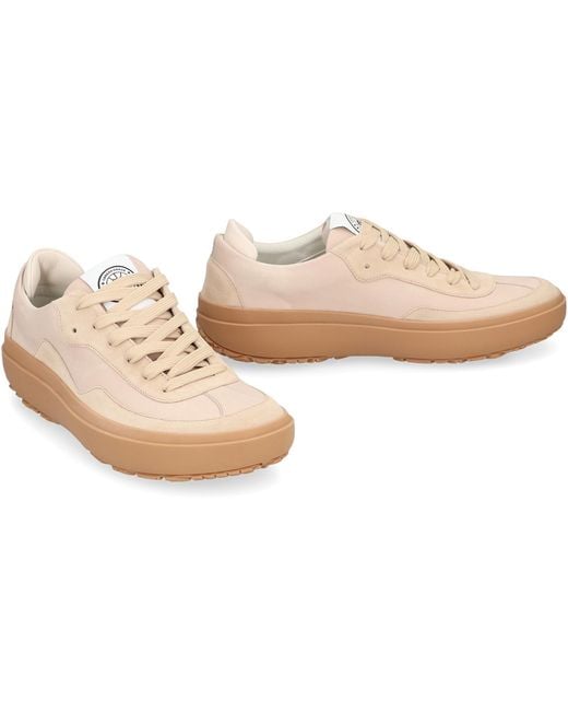Canada Goose Pink Ossington Low-Top Sneakers Leather Trainers