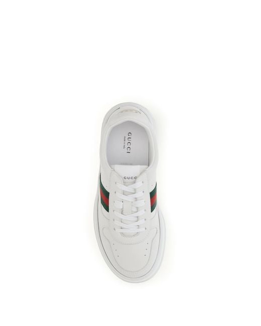Gucci White Sneakers Oversized Sole- Trainers