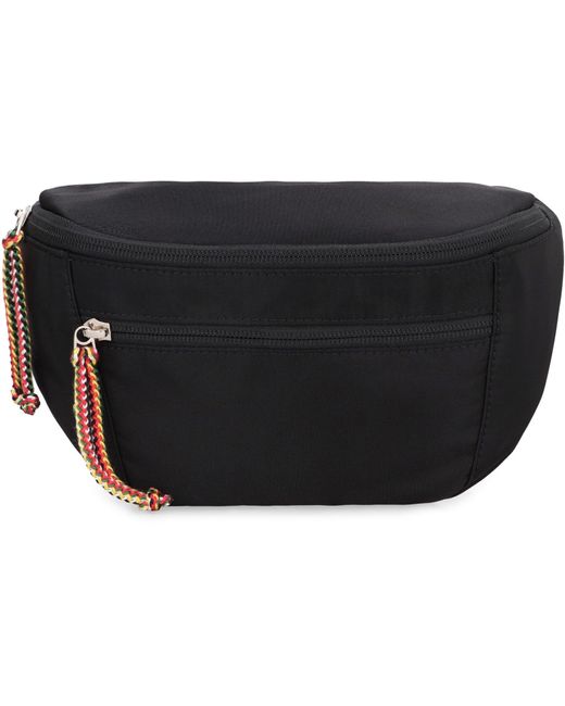 Lanvin Gray Nylon Belt Bag for men