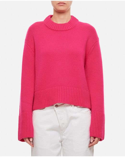 Lisa Yang Red Sony Cashmere Sweater
