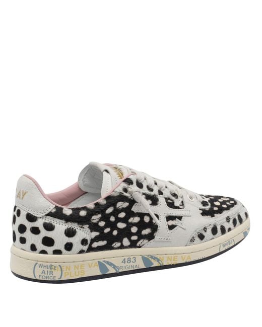 Premiata Gray Basket Clayd Sneakers