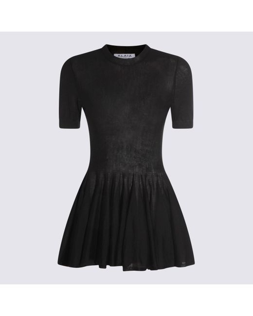 Alaïa Black Wool Top
