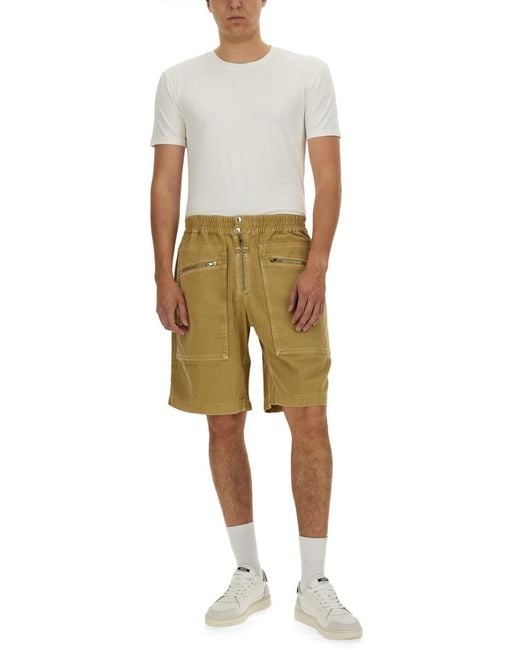 Isabel Marant Natural Bermuda Shorts Jayah Cotton for men