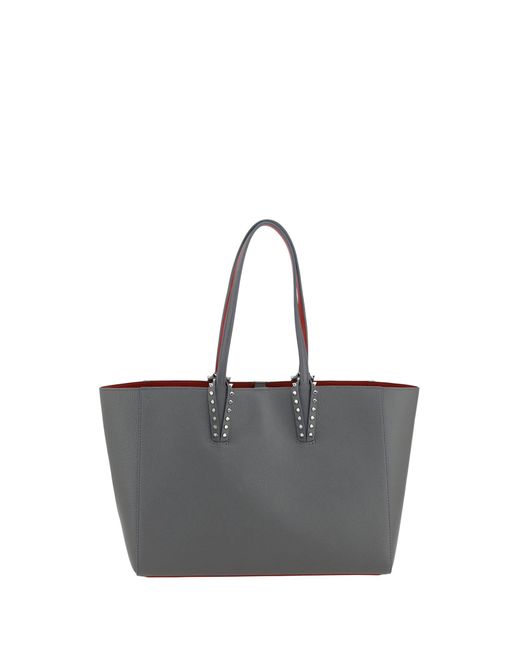Christian Louboutin Gray Cabata Tote Bag