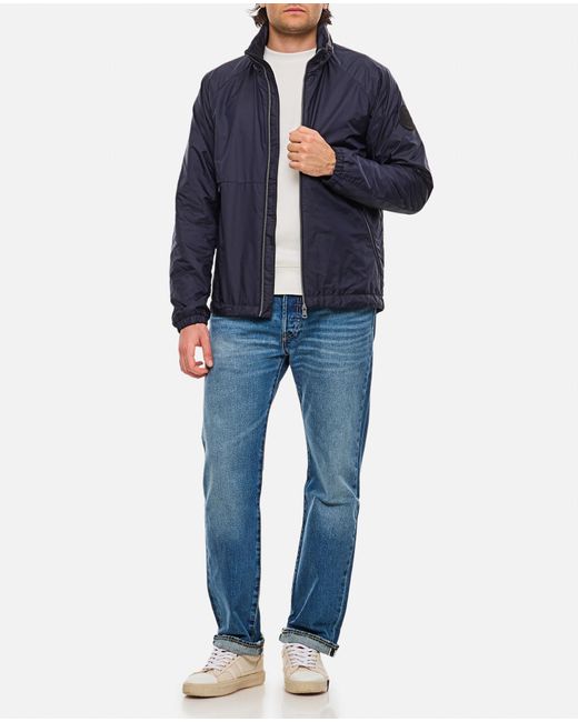 Moncler Blue Octano Recycled Nylon Jacket for men