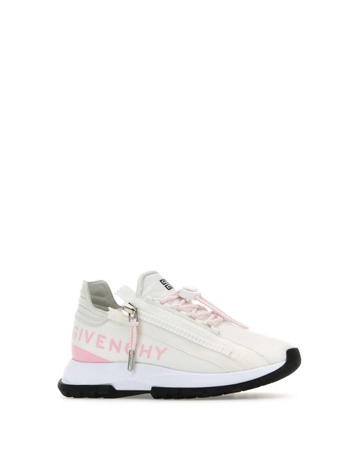 Givenchy White Fabric And Leather Spectre Sneakers