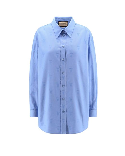Gucci Blue Shirt