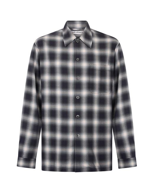 Our Legacy Gray Shirt Reno Cowboy Viscose for men
