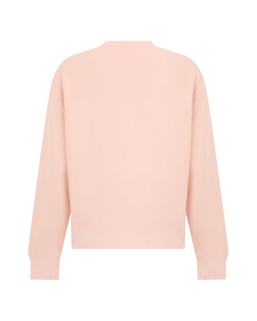 Burberry Pink Cotton Sweatshirt Sweatshirts
