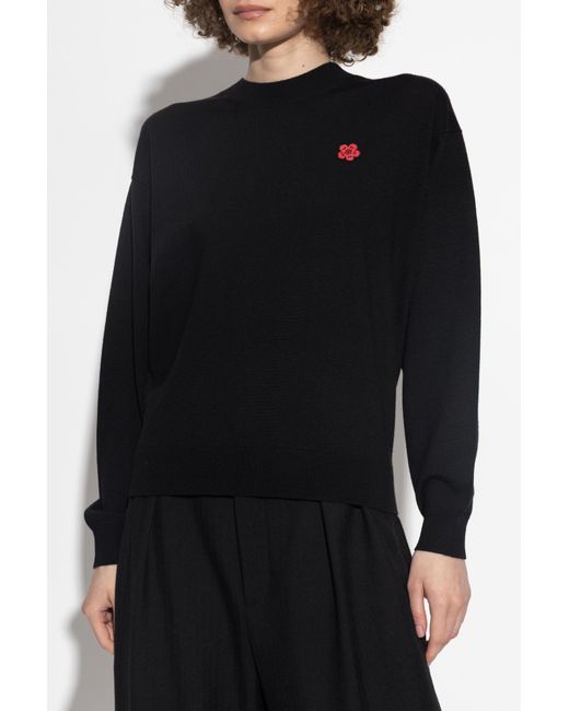 KENZO Black Wool Sweater