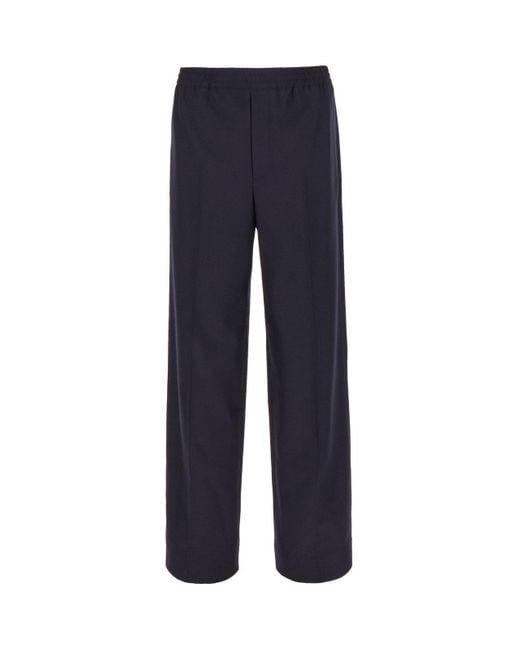 Gucci Blue Wool Trousers for men