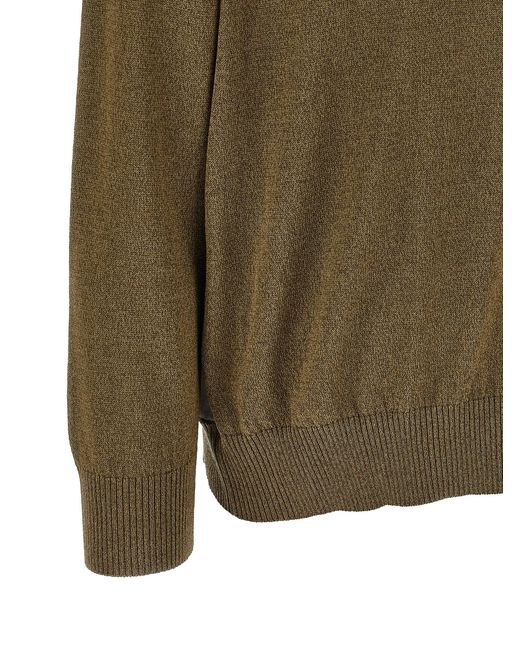 Etro Green Paisley Silk Insert Cardigan