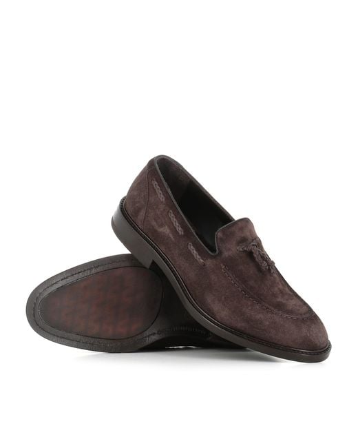 Alexander Hotto Men's Brown Loafer Tassel 68021