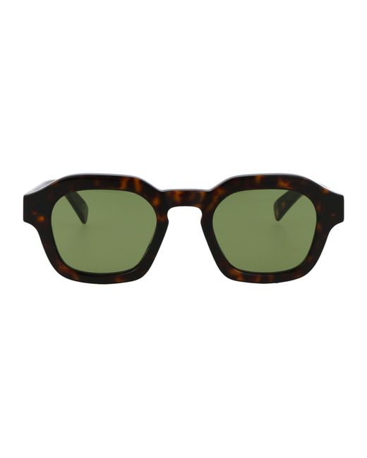 Retrosuperfuture Green Saluto Sunglasses