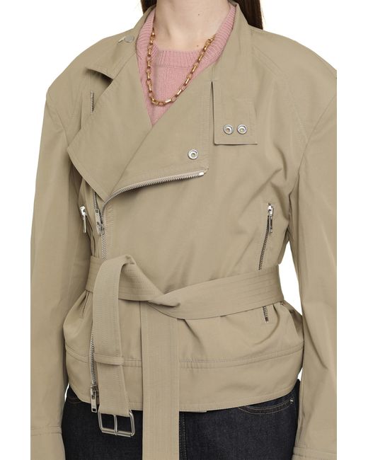 Bottega Veneta Green Jacket Zipped Cotton Polyamide