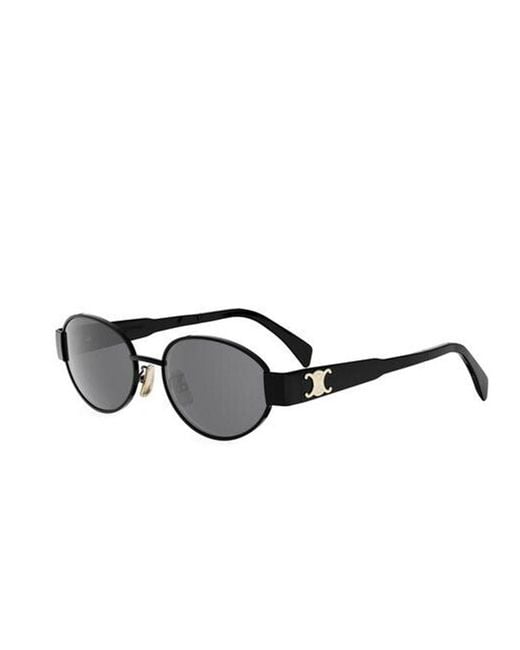 Céline Black Sunglasses Metal Eyewear