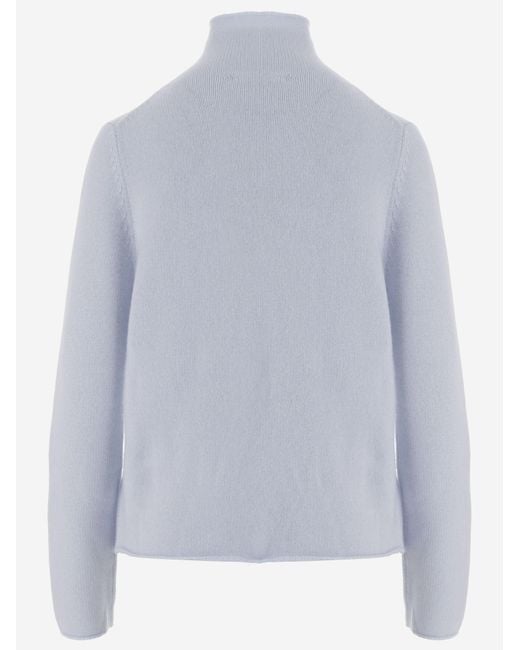 Allude Blue Cashmere Sweater